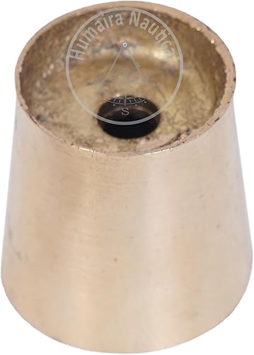 Miniatura 4 de Humaira Nautical Juego de 10 puntas de repuesto para bastón de latón, mejora y restauración de tu bastón, construcción de latón macizo, colección