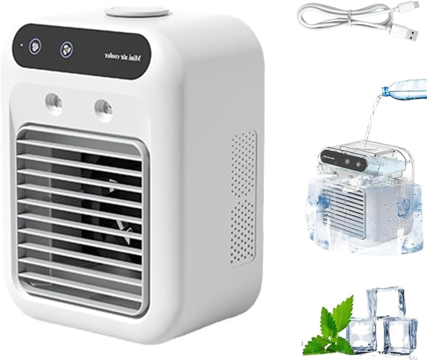 Ventilateur de climatiseur portable Glacier Breeze pour rafraîchir votre bureau cet été