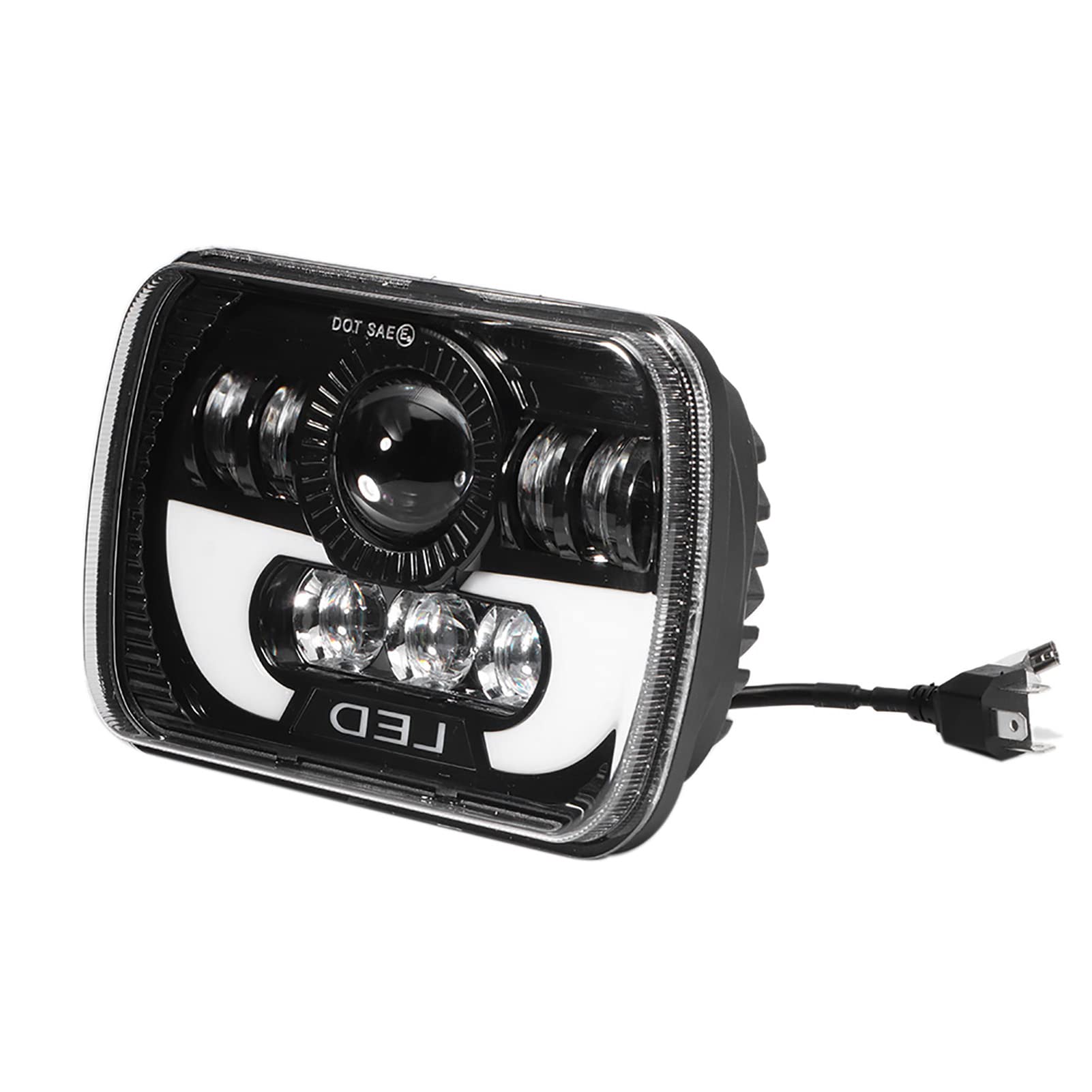 Fari a LED 5x7 Pollici 90W con Indicatori di Direzione, Fari Abbaglianti e Anabbaglianti per Auto o Camion