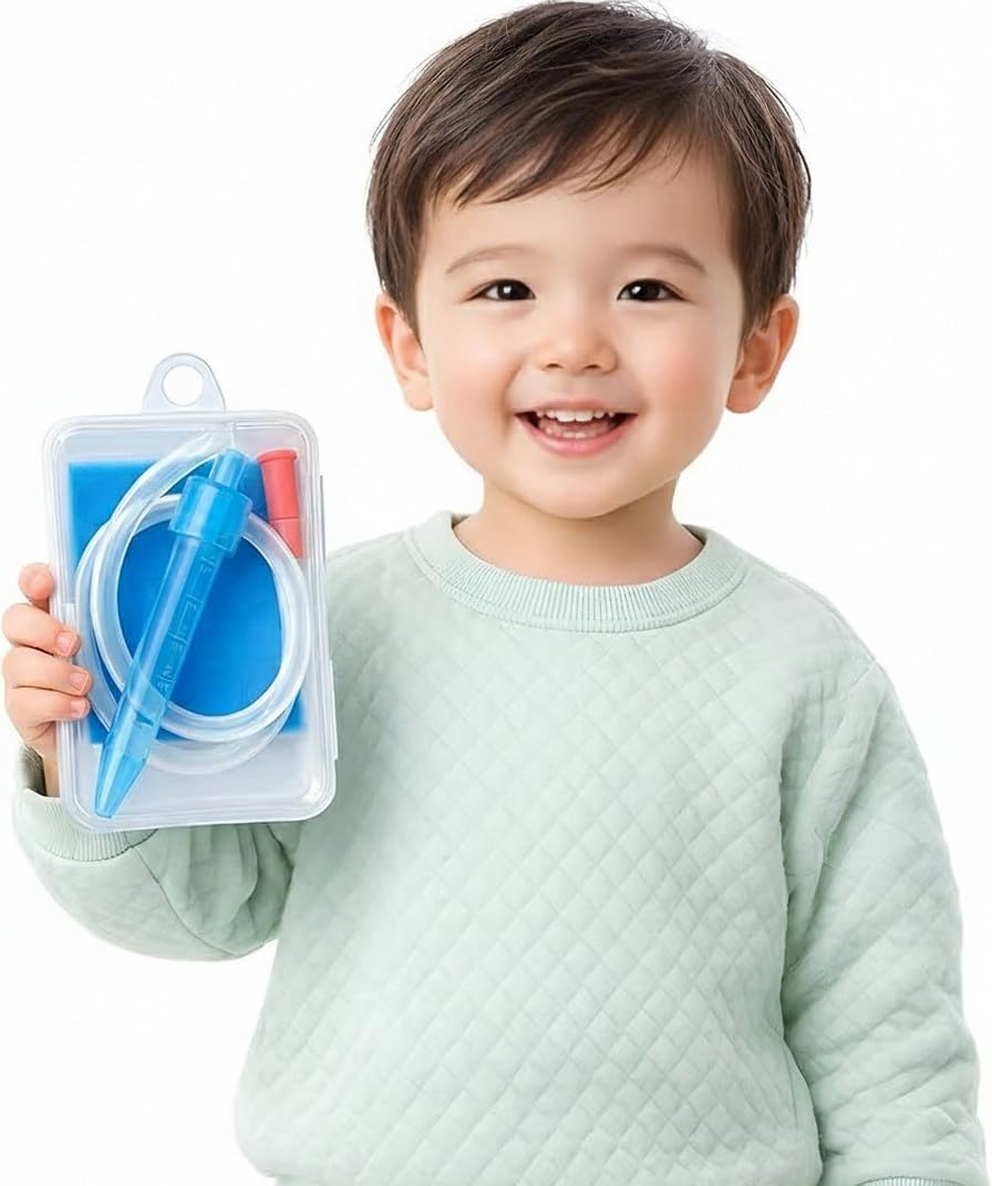 Chintamani Sales Pediatrician-recommended Baby Nasal Aspirator, Mucus Sucker, Nose Cleaner with 20 Hygienic Filters . It helps your child breathe easier, feed better, and smile more.-image-4