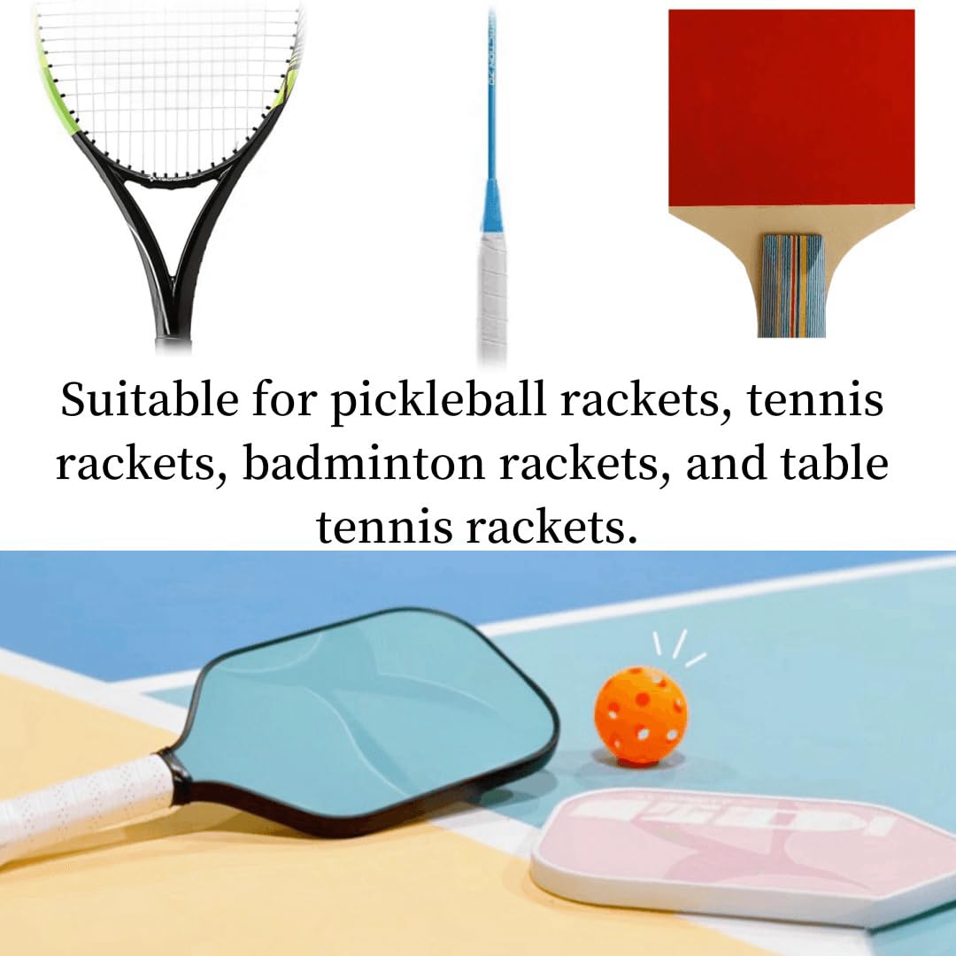 Lot de 2 bandes personnalisées en silicone pour poignées de raquette, tennis et plus encore, cadeaux personnalisés pour les amateurs de pickleball