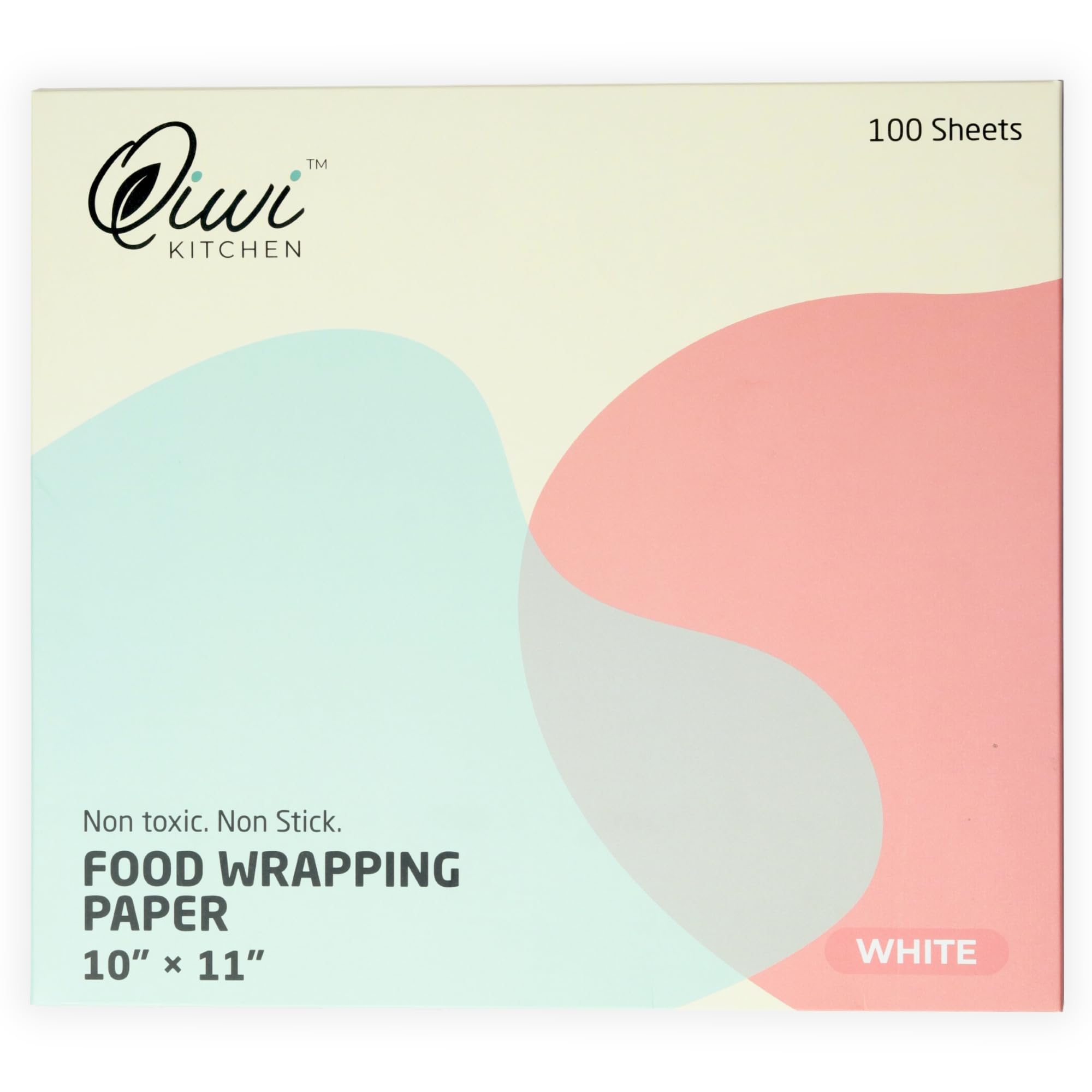 Qiwi Food Wrapping Paper, 100 Pre-Cut Sheets (10" x 11" Each) | Microwave Safe | Multipurpose Food Wrapping Paper for Lunch Box, Tiffin Box, Food Storage | FDA Approved | Certified Food Grade Paper (B0BM7WD2QK) Amazon Price History, Amazon Price Tracker