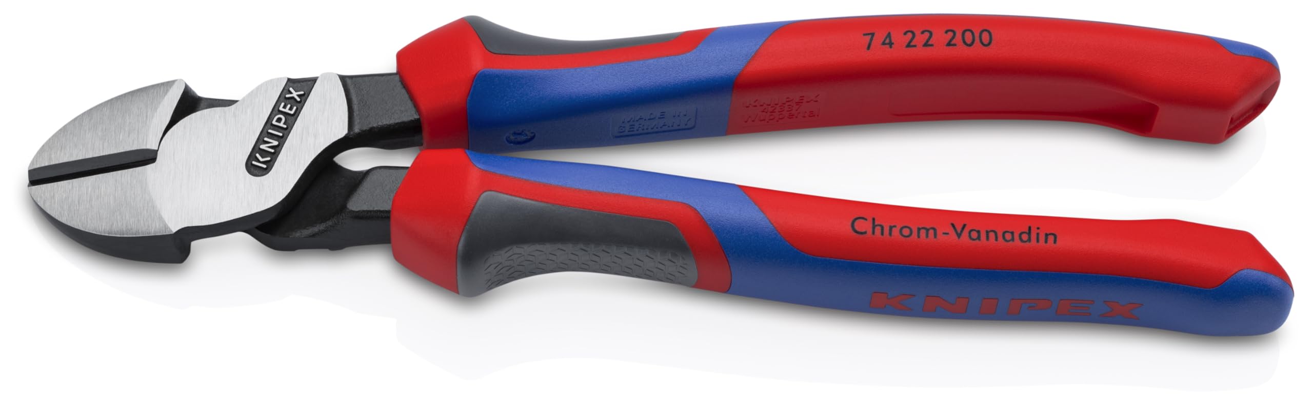 KNIPEX Tronchese laterale per meccanica tipo forte con manici comfort 200 mm, 74 22 200