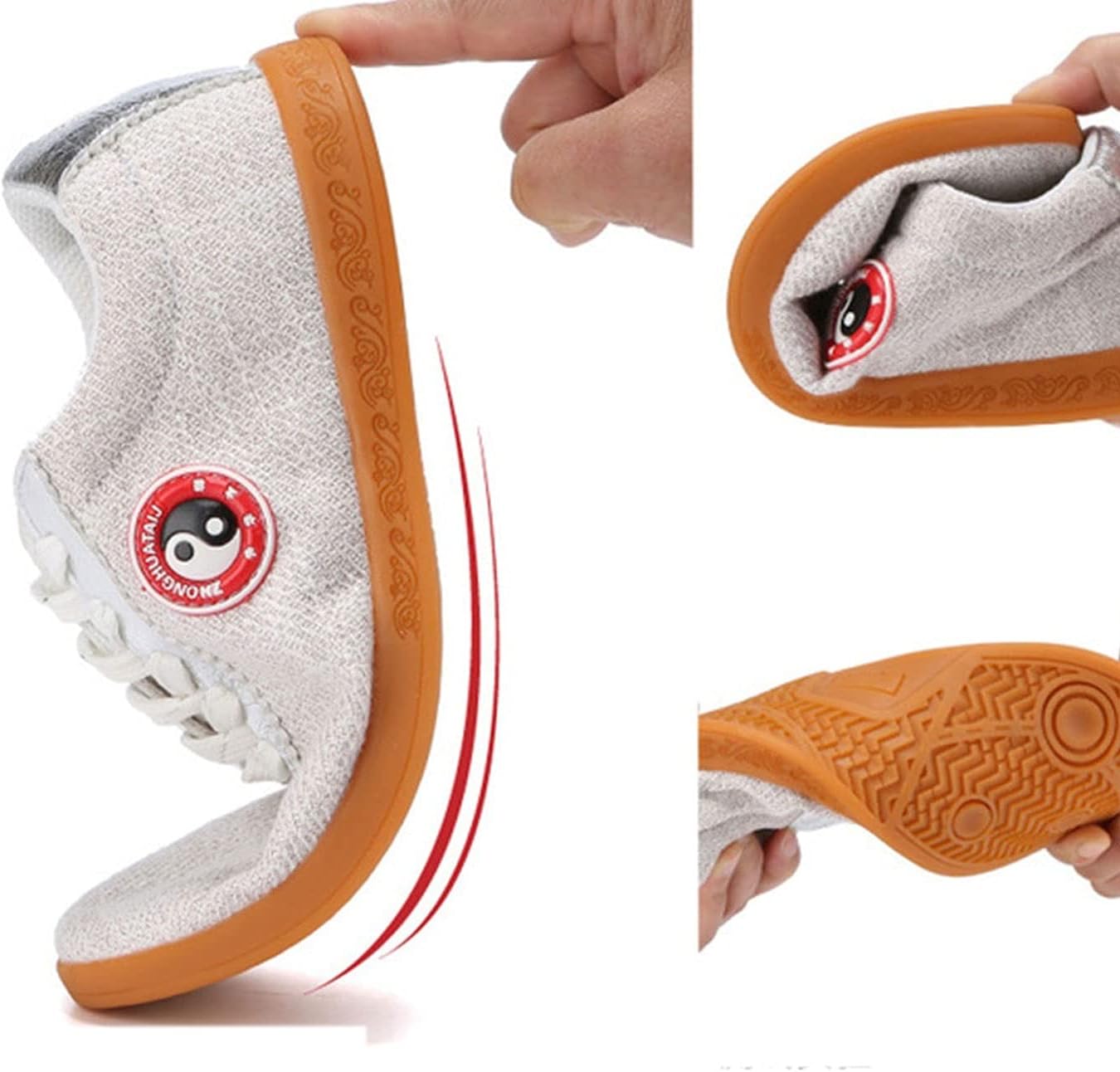 Unisex Taekwondo Shoes Lightweight Boxing Kung Fu Taichi Sports for Adults