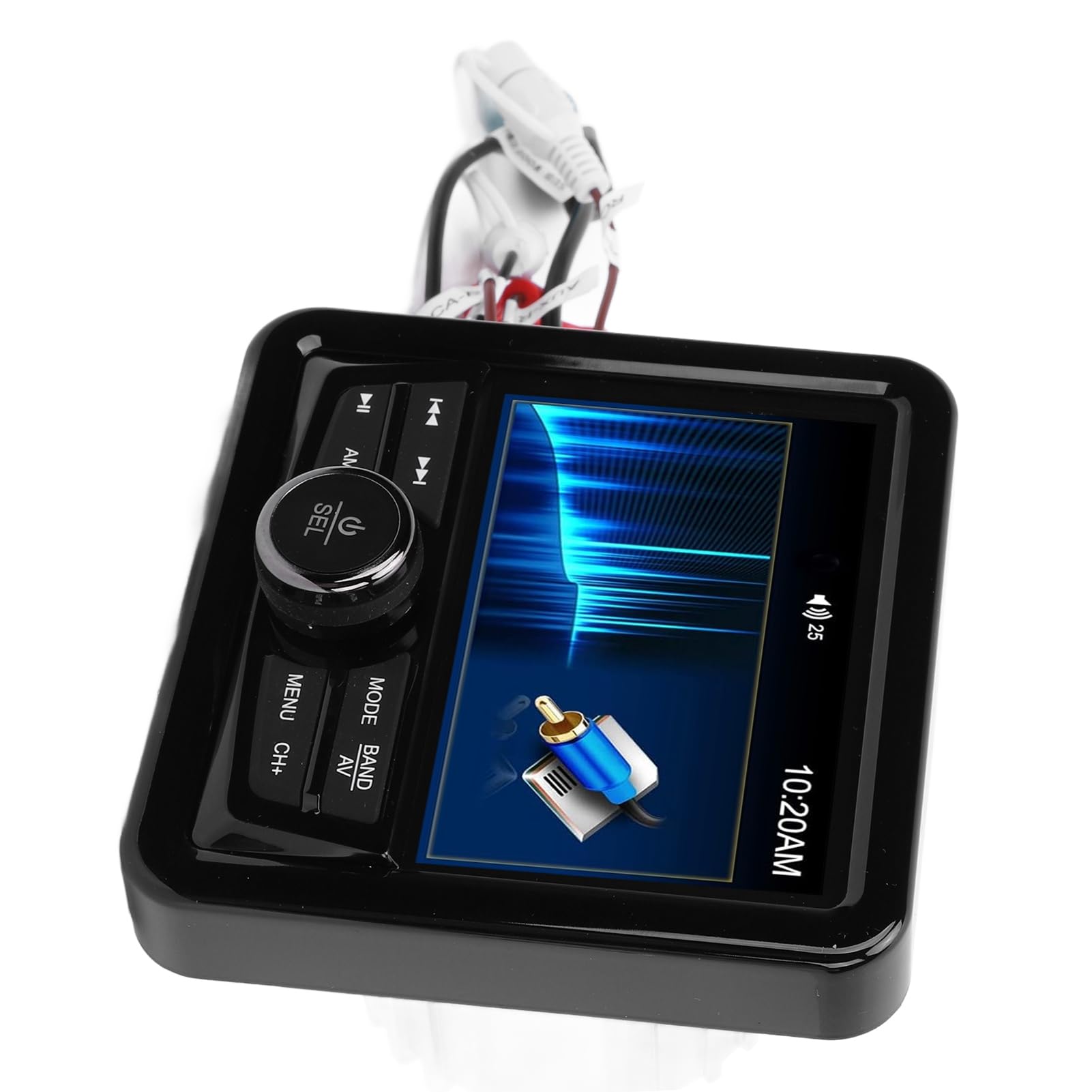Ricevitore Radio FM per Barche, Stereo Marino Impermeabile con Riproduzione USB, Audio Compatto per Barche, Camion e Navi Marittime