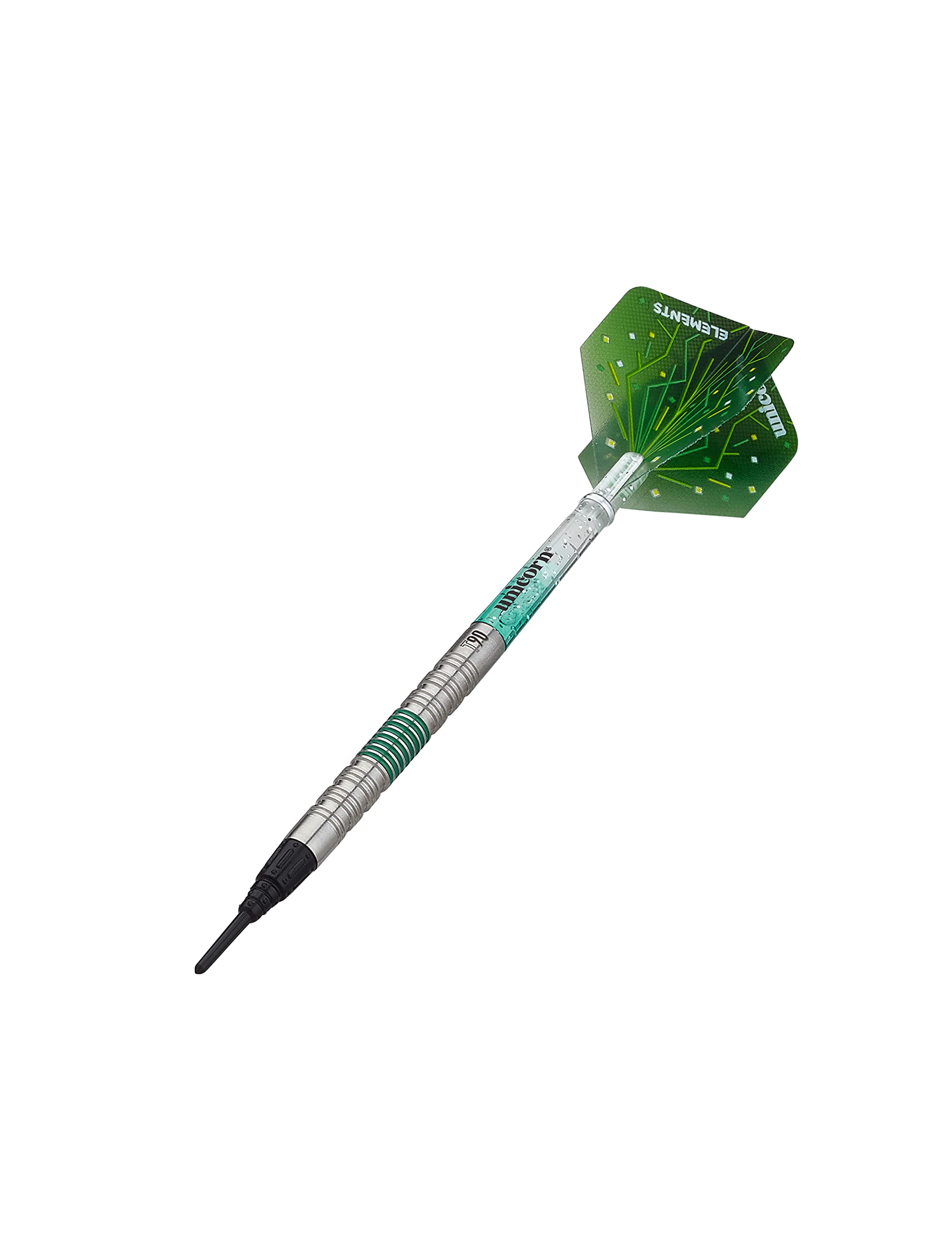 Unicorn Soft Tip Darts Set, Green, 19 g - Image 3