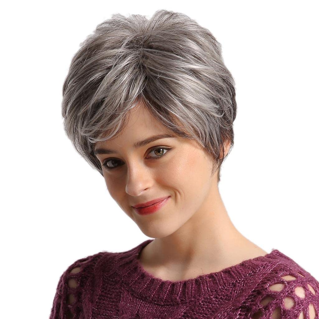 Enakshi® 4X 10Inch Women Lasting Short Straight Human Hair Wig Heat Resistant|Health & Beauty | Hair Care & Styling | Hair Extensions & Wigs | Hair Extensions-image-48