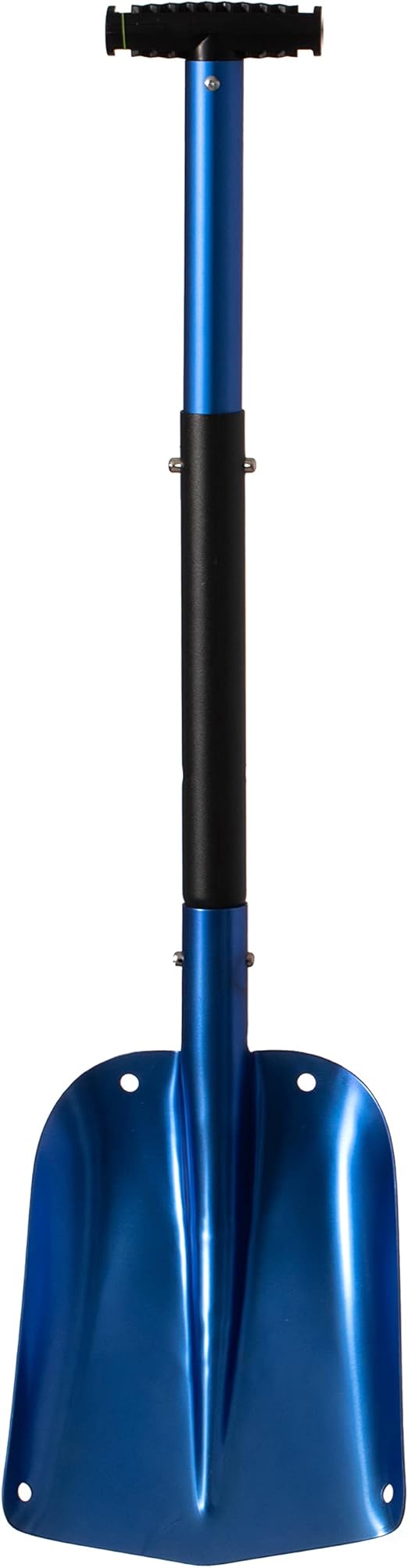Lightweight Extendable Aluminum Telescoping Compact Utility Snow Shovel, Blue Single