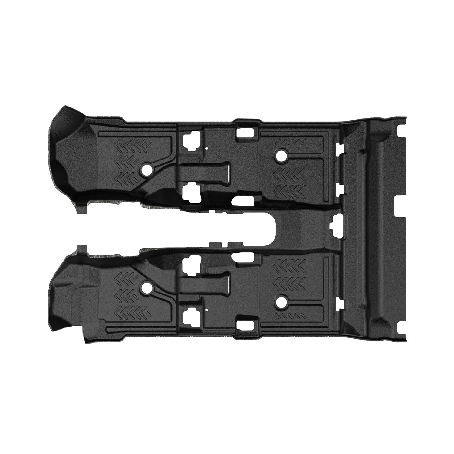 Armorlite Front & Rear Flooring for Ford Bronco - 2021-current Bronco (4-Door) - Front & Rear Flooring - Mesa Smoke - B1021043-BLK1-AA