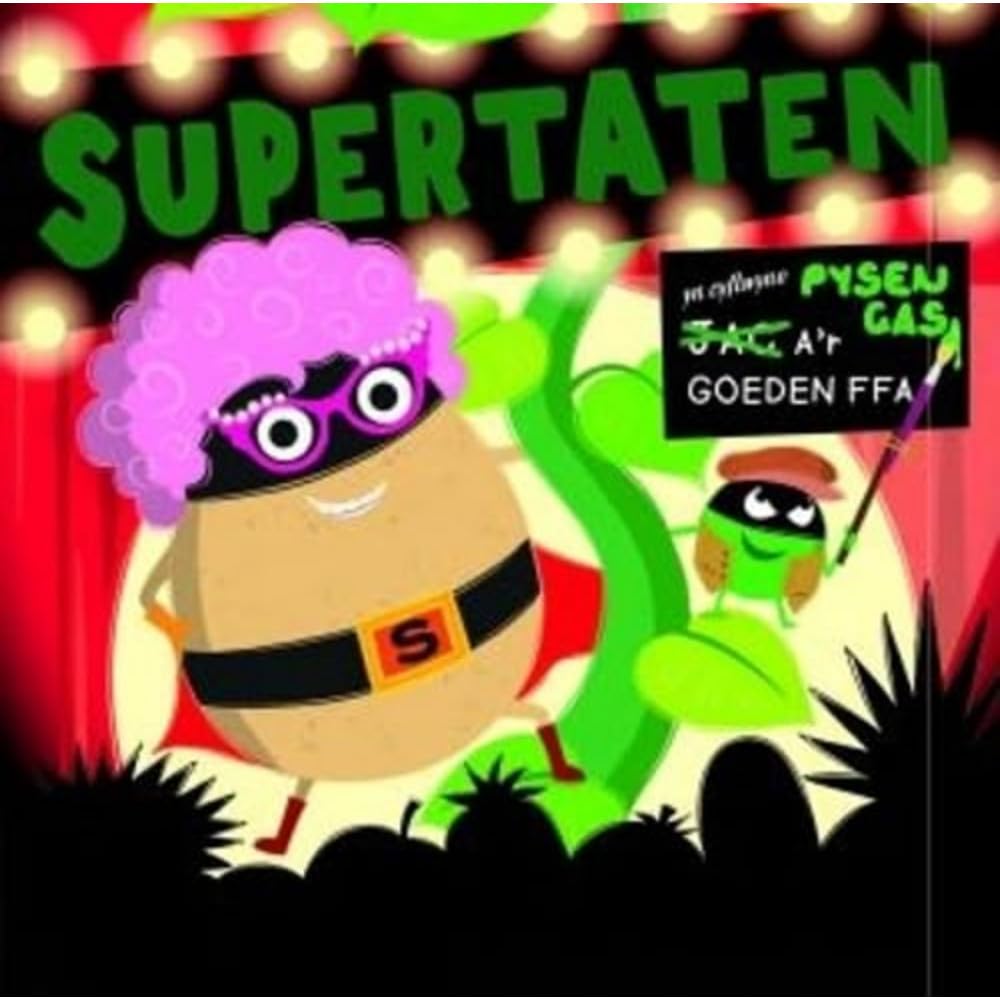 Sue Hendra a Paul Linnet - Supertaten yn Cyflwyno Jac a'r Goeden Ffa - Paperback Book