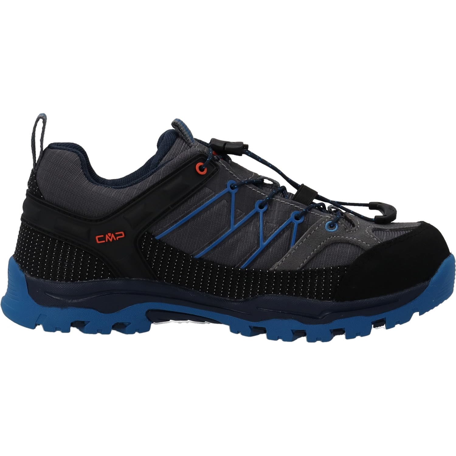 CMP Kids Rigel Low Trekking Shoes Wp, Zapatos de trekking Unisex niños, Grafito Ultramarino, 37 EU
