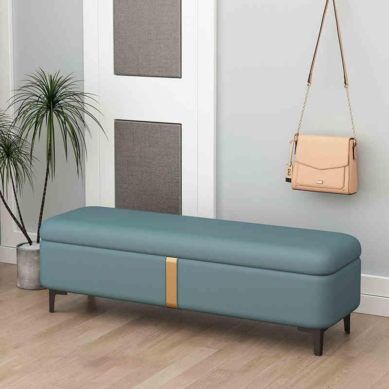 Pouf de rangement chic pour sublimer votre entrée ou votre chambre