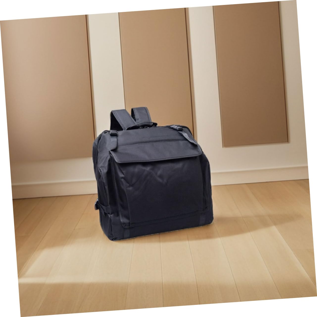minkissy Bolsa De Almacenamiento Para Acordeón Bajos Ligera Con Asas Ergonómicas y Correas Ajustables Estuche Con Amplio Espacio Para Músicos Protección Práctica Negra