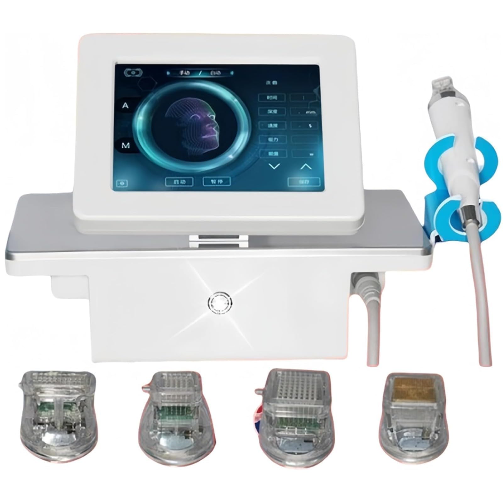 Fractional RF Microneedling Maschine Zur Gesichtsverjüngung - Professionelles Gerät Zur Faltenentfernung, Dehnungsstreifenbehandlung Und Hautlifting-Therapie