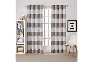 Surfside Cabana Stripe Curtains: Enhancing Elegance and Privacy