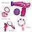 Bettina Vogue Beauty Hair Salon Fashion Pretend Play Set with Hairdryer, Mirror, Styling Accessories