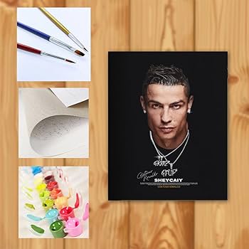 クリスティアーノ・ロナウド　美術品　アート作品　コーヒー豆 ポップアートパネル インテリア アート ポスター 絵 Cristiano