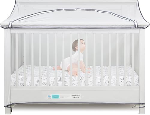 Miniatura 2 de Mosquitera para cuna convertible (blanco)