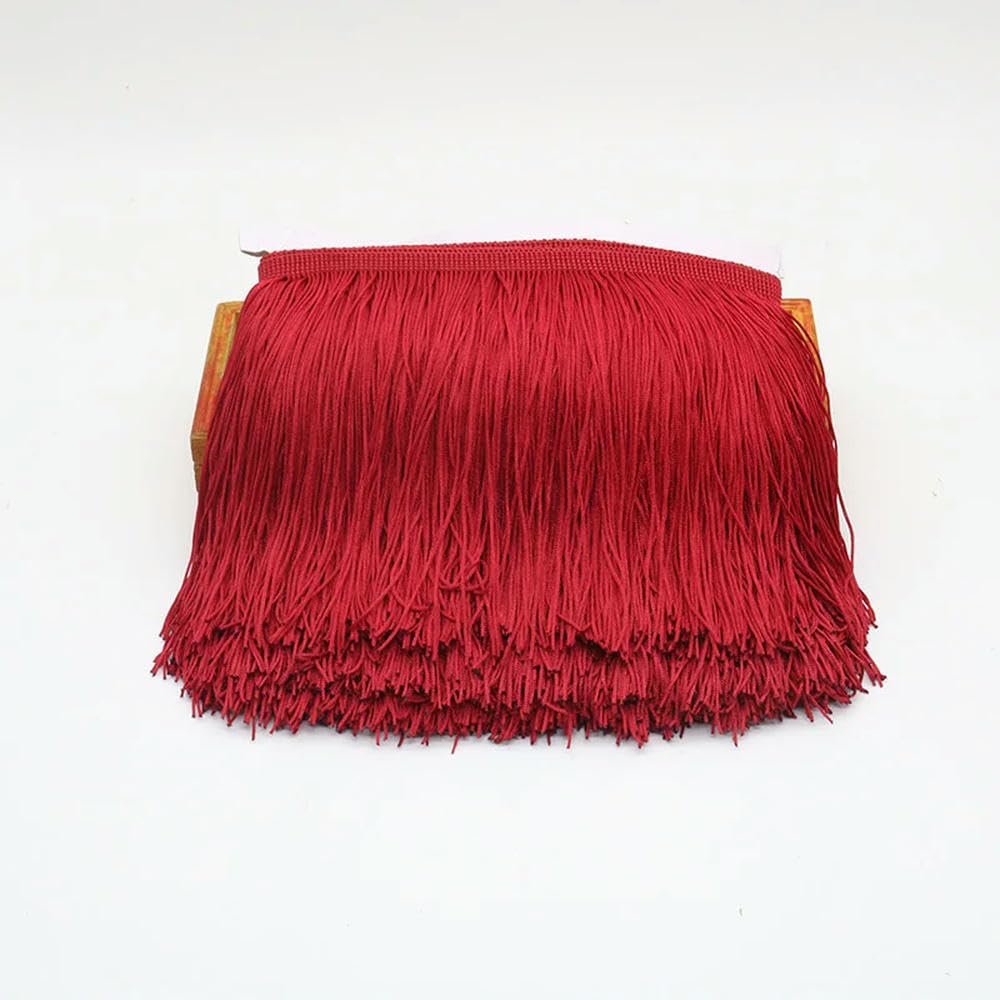 VIXDA 10 Yards 30cm Long Tassel Fringe Trim Lace Ribbon Tassels For Curtains Dresses Fringes For Sewing Trimmings Crafts