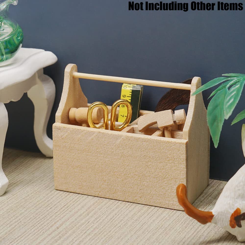 Accessori Miniatura Case Bambole Cassetta Attrezzi Miniatura - Accessori Per Case Bambole E Gnomi Natale Accessori Case Bambole In Miniatura - Foto 9