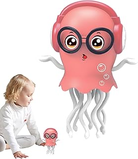 Mihauuke Octopus Toy, Sensory Dancing Octopus Toddler Toy, Interactive with Light Music, Funny Preschool Games for Children's Birthdays