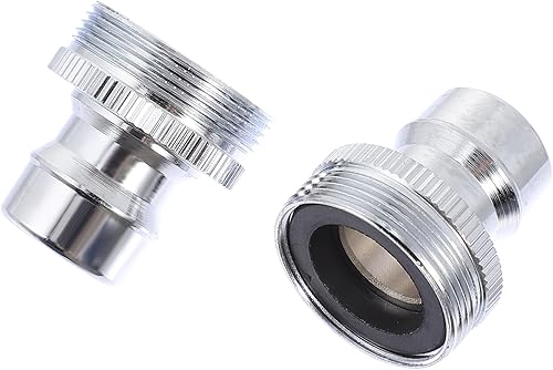 Angoily Adaptador de grifo de 2 uds, adaptador antioxidante para lavavajillas, adaptador duradero para lavavajillas, adaptador de latón, adaptador a