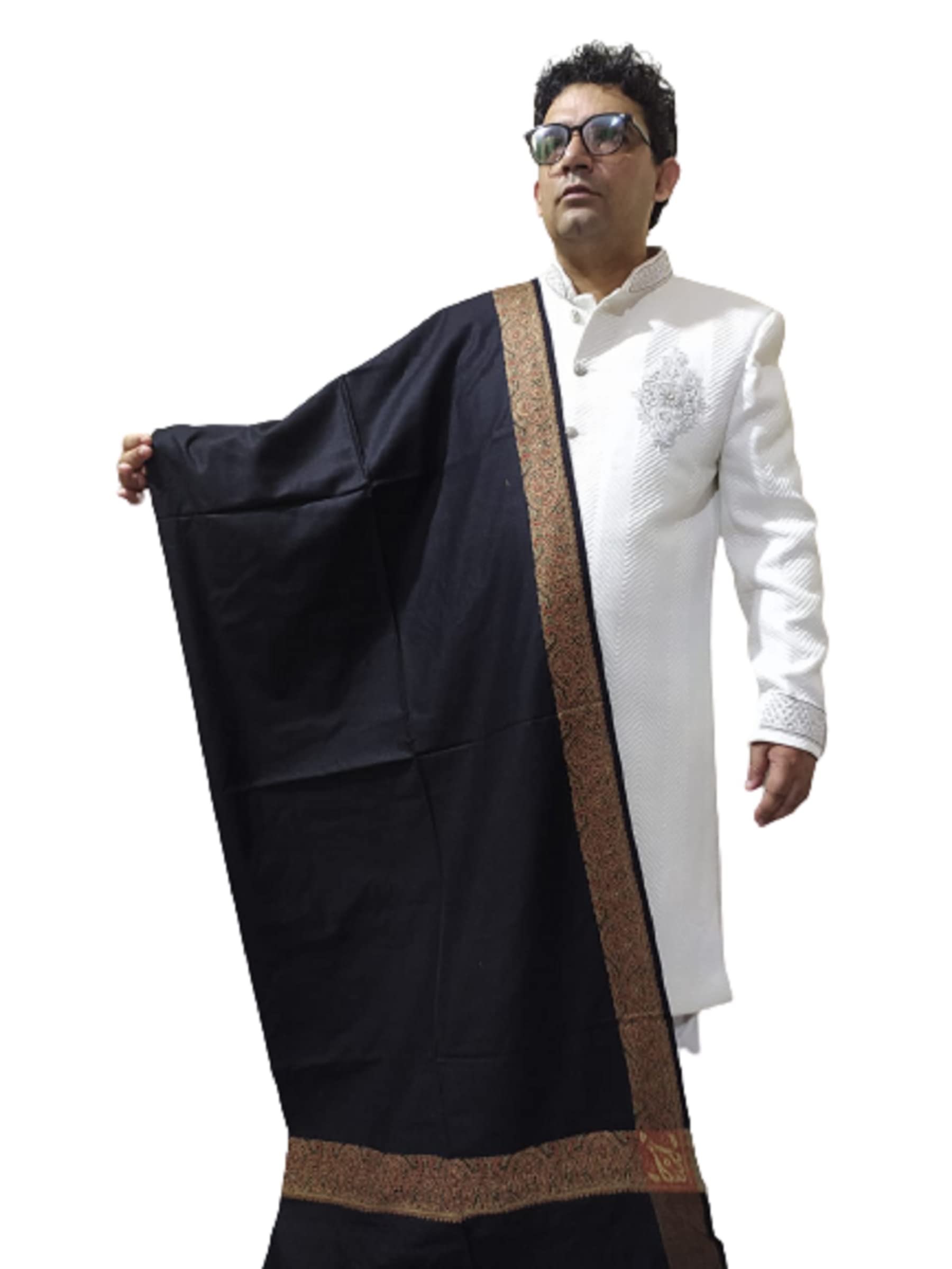 KASHMIRI MEN`S LOHI/SHAWL WOOLEN [50x100] kashmir 1-image-29