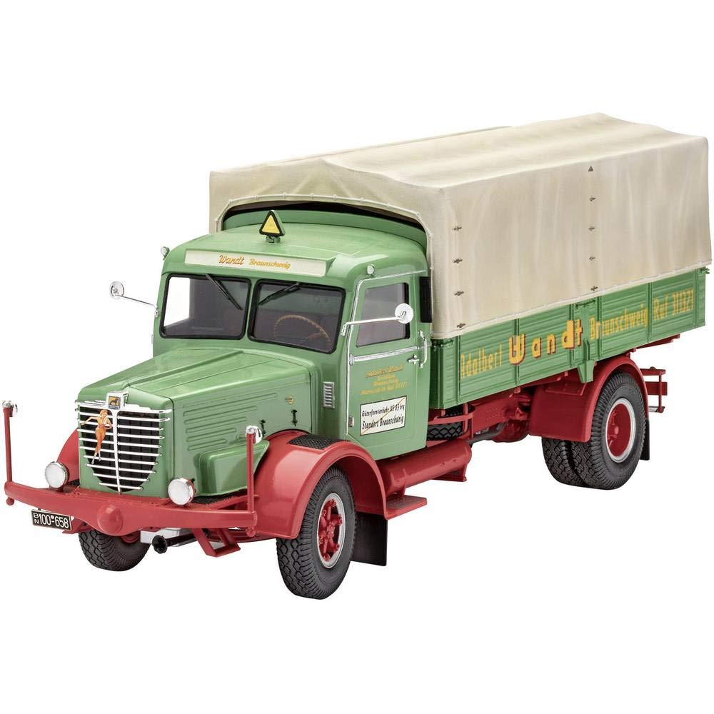 Revell RV07555 07555 7555 1:24 Büssing 8000 S 13 Plastic Model Kit, Various, 1/24