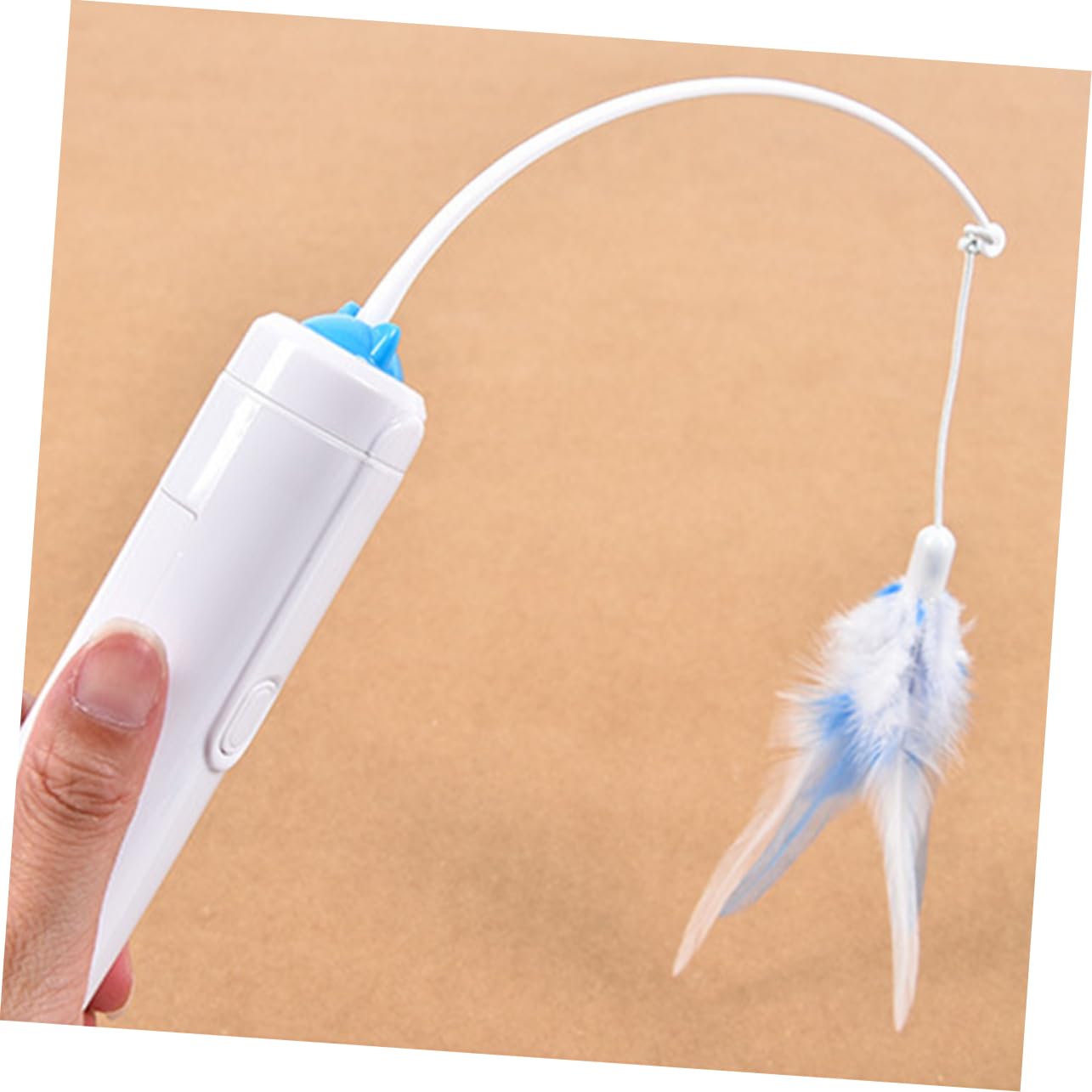 Kisangel Jouet Interactif Électrique pour Chat Rotation Jouet Intelligent pour Animal De Compagnie Divertissement Automatique Exercice Matériau Abs Aléatoire