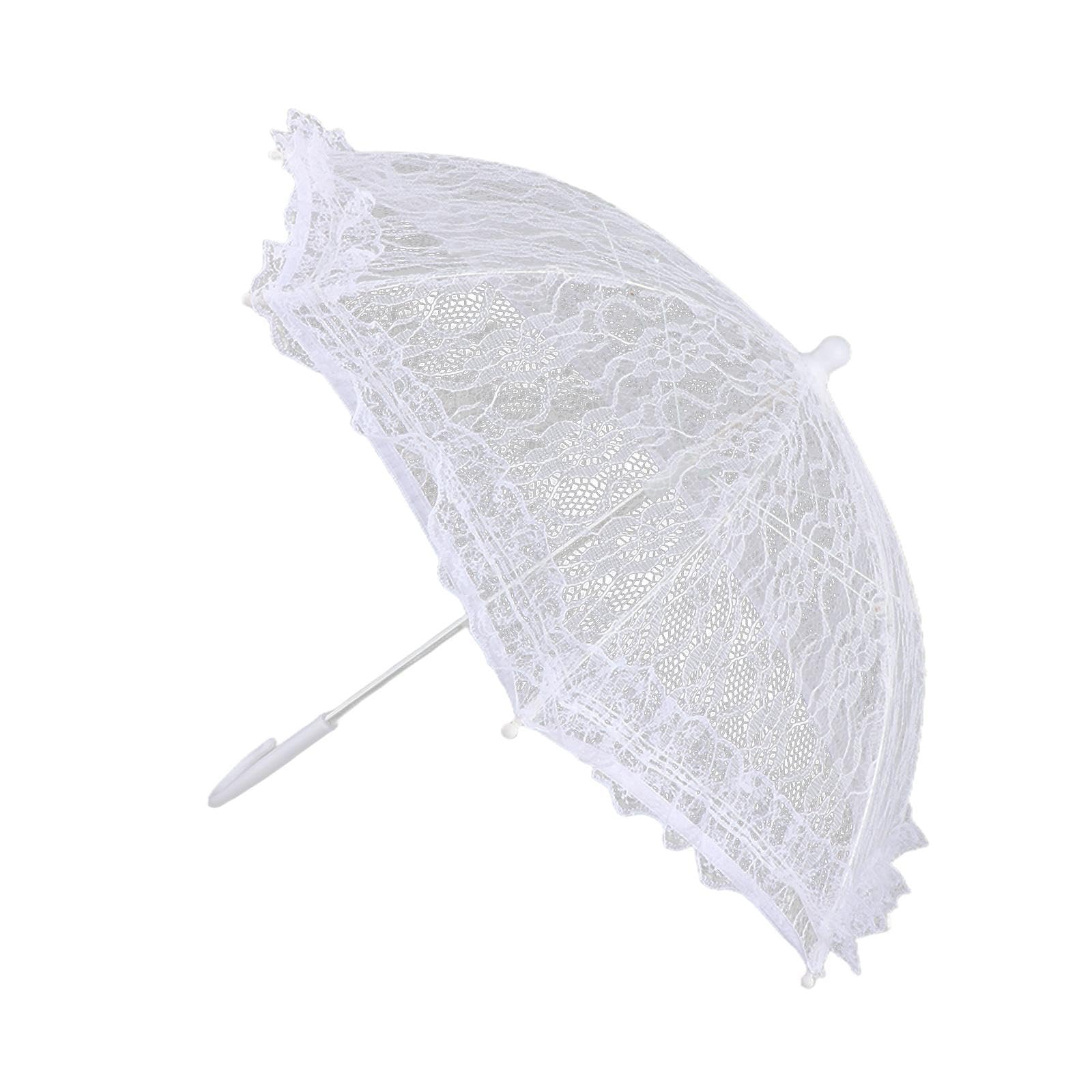 ECOMISTIQ®Lace Umbrella Decorative for Bridesmaids Kids Women Stage Performance Style A|Clothing Shoes & Accessories|Womens Accessories|Umbrellas-image-12