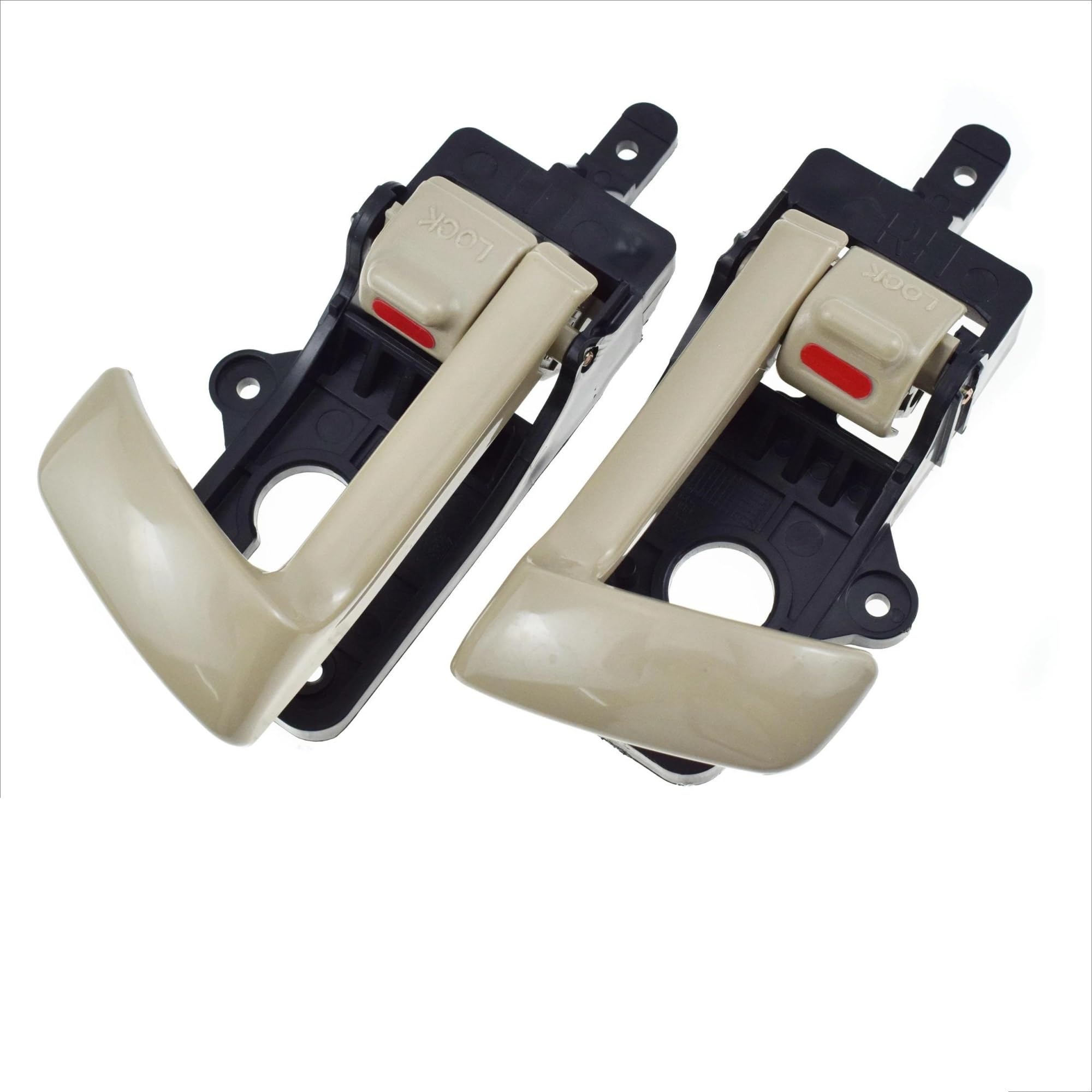 NOHEEU 1/2 4 Pcs Inside Door Handle for Hyundai for Santa Fe .4L 3.5L 2007-2012 Front Rear Left Right(LH RH NO Frame3)