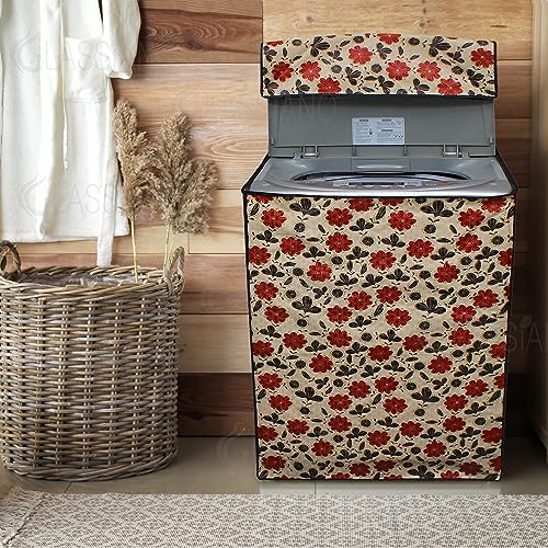 Glassiano Fully Automatic Top Load Waterproof Washing Machine Cover for Samsung/ IFB/ LG/ Godrej/ Whirlpool/ Bosch/ 7 Kg, 7.2 Kg, 7.5 Kg, 8 kg