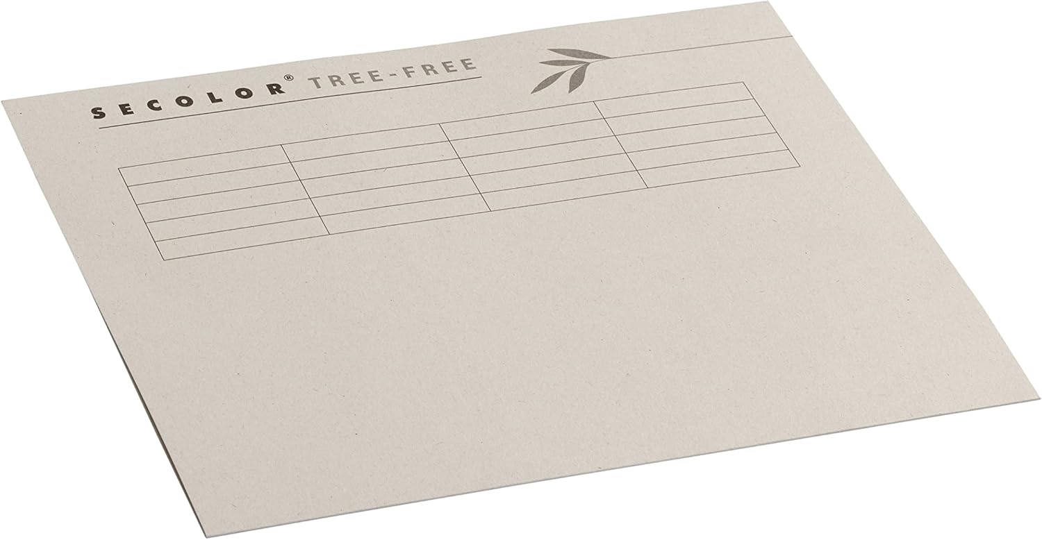 Djois Made by Jalema 3863111 – Pack of 10 Ecological Subfolders Simple A4 | 226 g/m² | Tree Free Secolor | 310 x 225 mm | Natural Beige