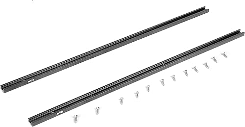 WEN Kit universal de pista en T de 24 pulgadas para carpintería, paquete de 2 (WAT240)