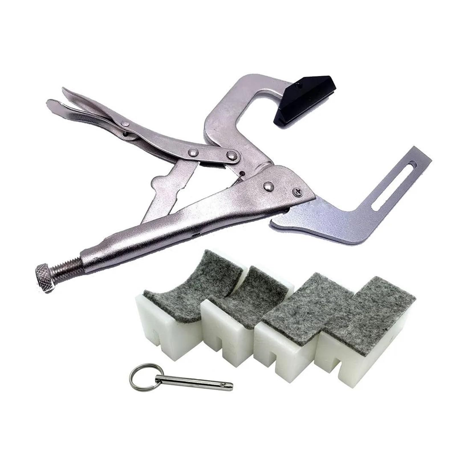 Gitarre Reparatur-Werkzeug-Set Griffbrett Handheld Bundpresse Einsatzwerkzeug Mit 9 Radius Einsätzen Gitarrenbauer Gitarrenbau Reparaturset Hebelhalsunterstützung (Color : 02)