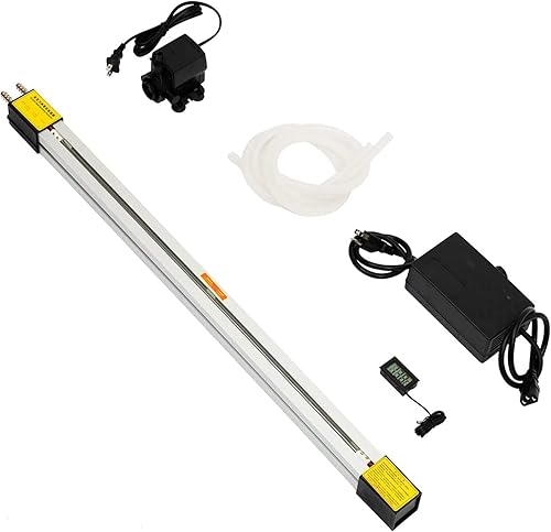 Dobladora de plástico de PVC acrílico de 110 V, dobladora de hojas de plástico de 23.62 pulgadas, calentador manual de tiras para plegado de