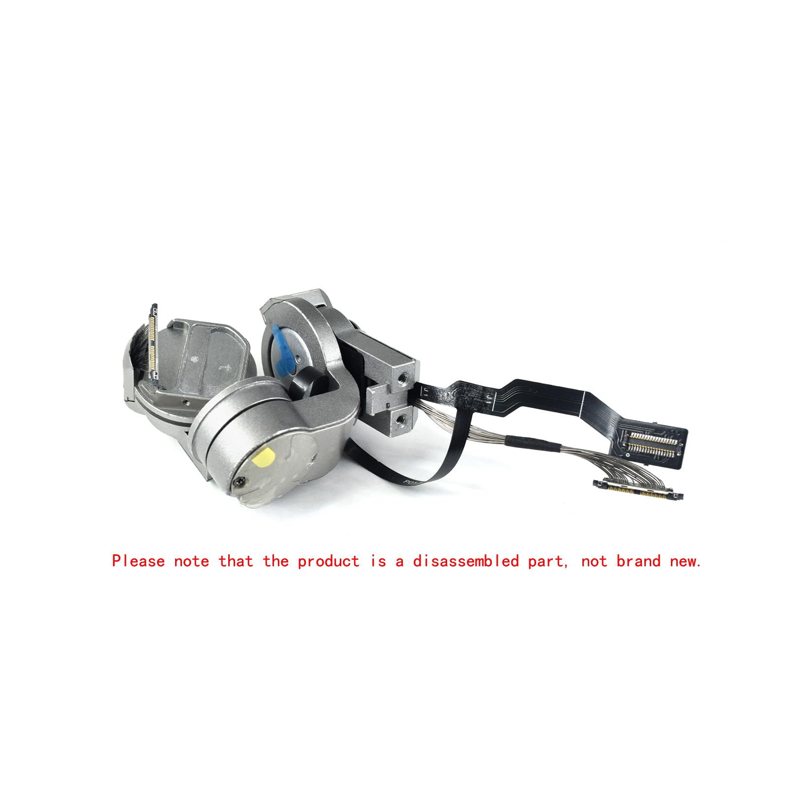 Für DJI Mavic Pro Gimbal Kamera Motor Arm Halterung mit Abdeckung/Flex Kabel Demontage Ersatzteile (Silber)