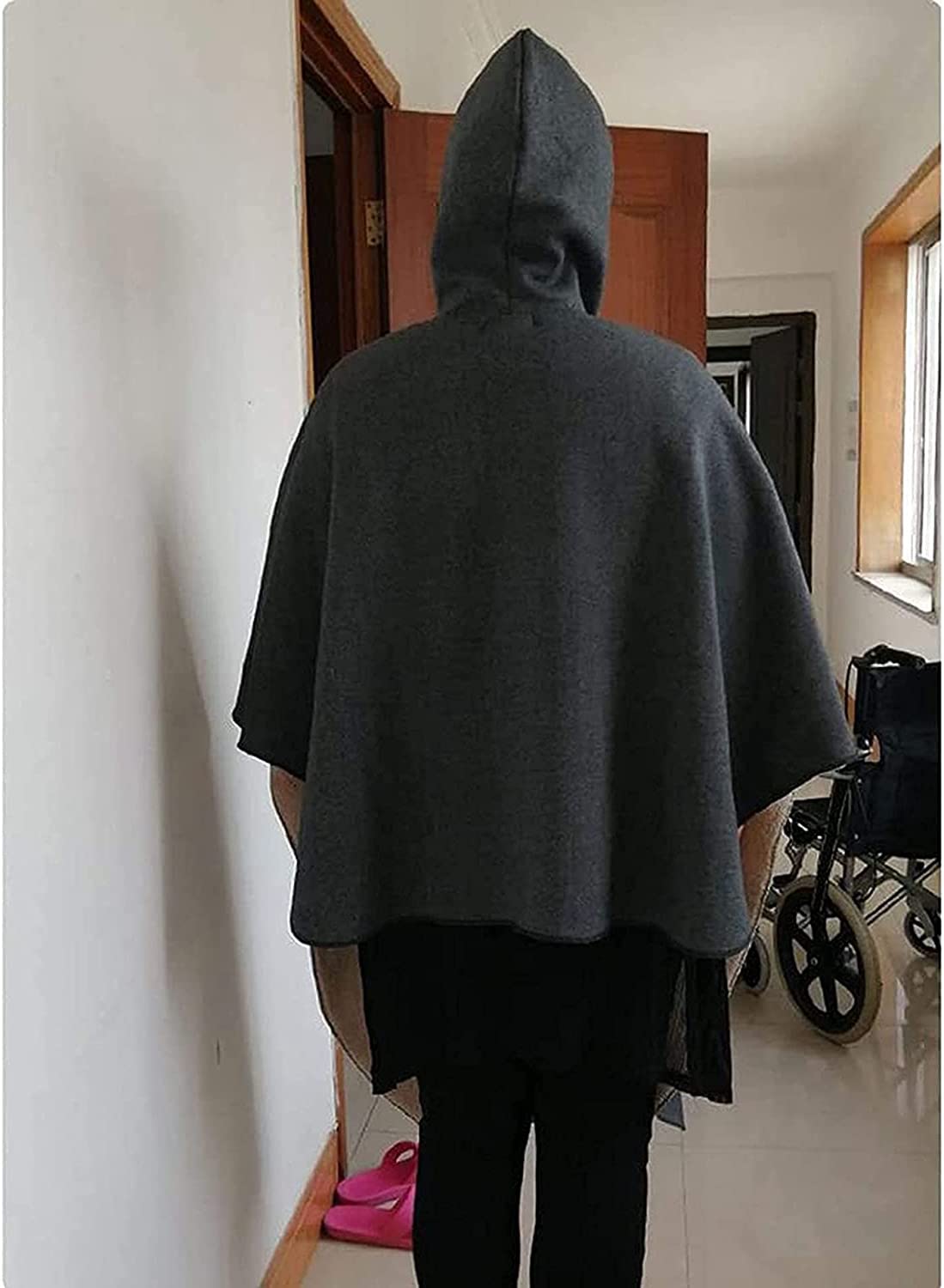 Manta para Silla de Ruedas, cálida y Resistente al Viento, de Forro Polar, Ideal para Hombres y Mujeres, Ideal para Cubrir Las piernas en Silla de Ruedas.
