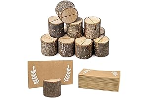 Wettin Place Cards for Thanksgiving Dinner Parties: Rustic and Functional