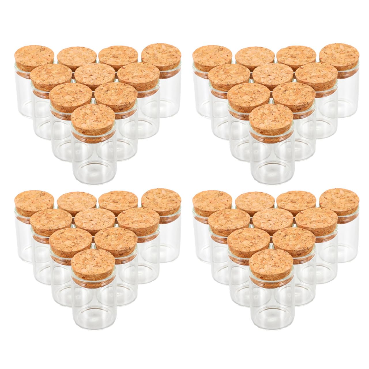 Flacons de Mariage en Verre 15ml et Bouchon Liège pour Souvenirs d'Invités