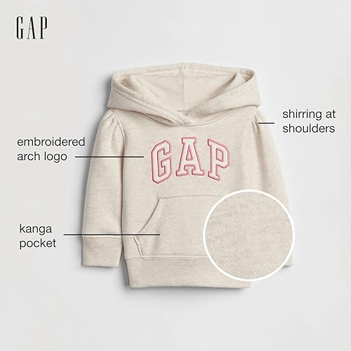 Vista 2 de GAP Sudadera con capucha y logotipo de Playtime Favorites para bebé niña