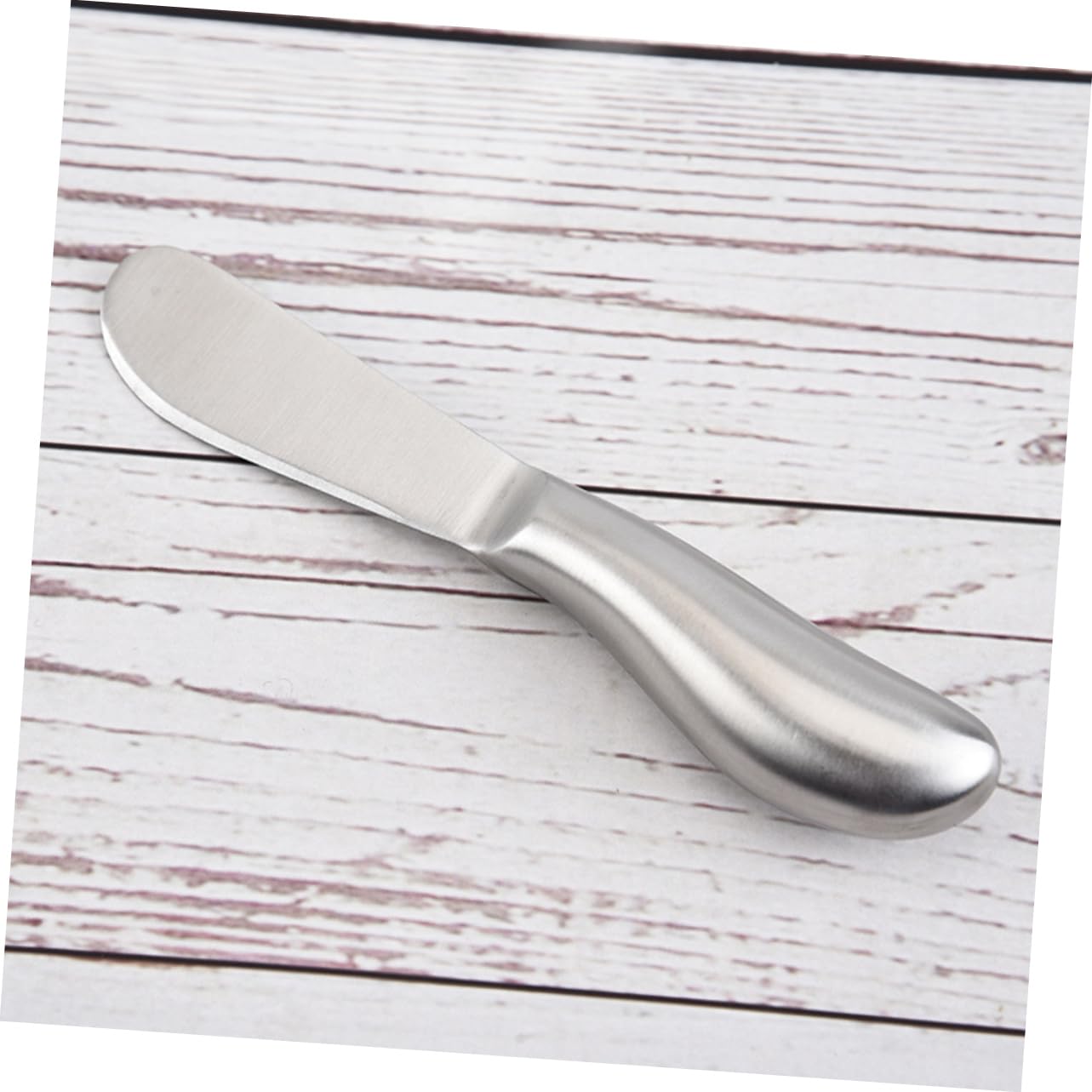 GRIRIW Butter Knife Stainless Steel Butter Spreader Cheese Spatula Cake Icing Knife Jam Spreader Set