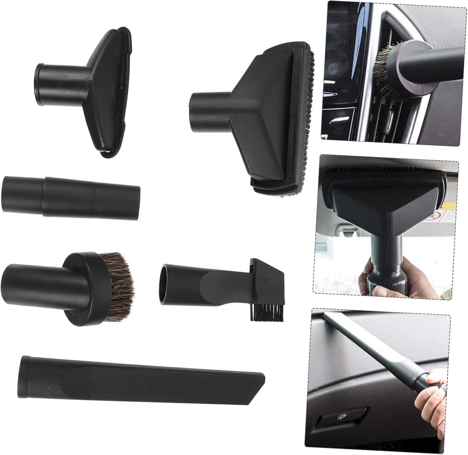 Luxshiny Professional Vacuum Cleaner Adapter Brush Crevice Tool Brush Connector Converter for Vacuum Cleaner Practical