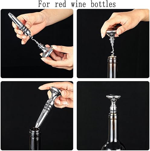 Miniatura 4 de Balancing Bird decoración científica, abrebotellas de cerveza, abrebotellas de vino, decoración de mesa de águila (acero inoxidable)