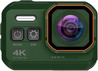 ThisgA Video Camera Action Camera 4K 1080P 60fps Stabilized IP68 Underwater Waterproof Helmet Motorcycle Sport Video Cam Moto Bike 16MP WiFi Webcam Multifunctional (Color : 64G SD Card, Size : 3)