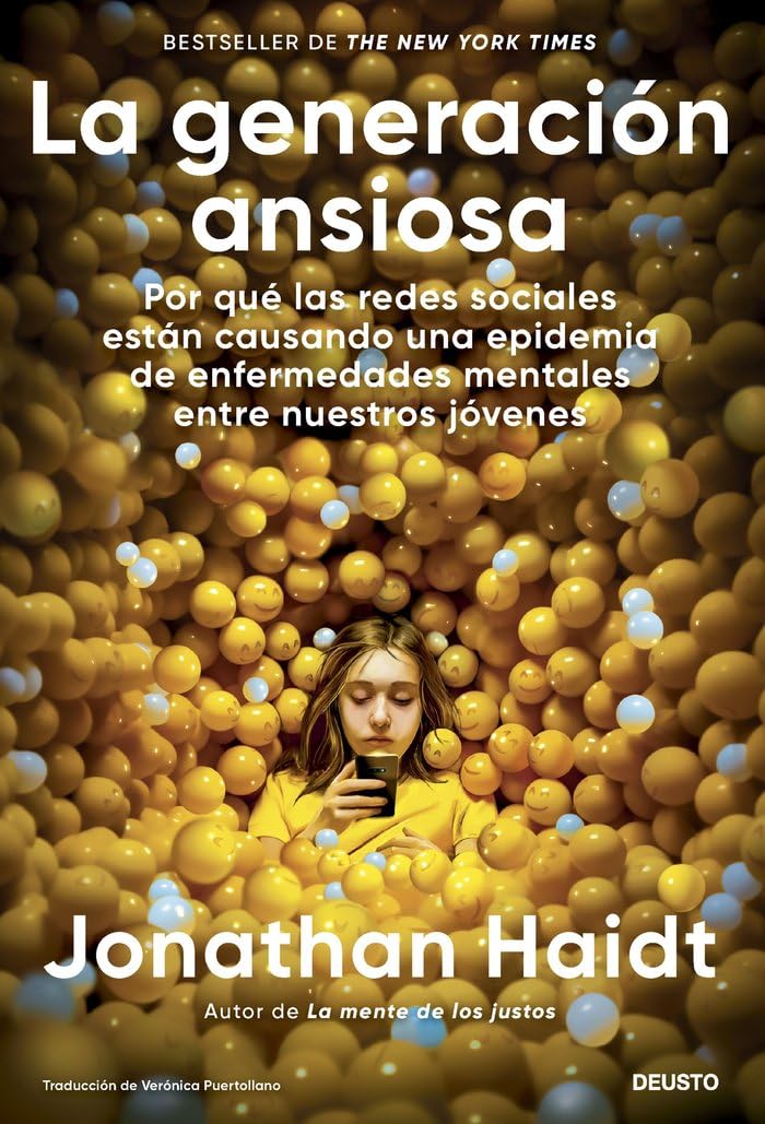 La generación ansiosa: Por qué las redes sociales están causando una epidemia de enfermedades mentales entre nuestros jóvenes