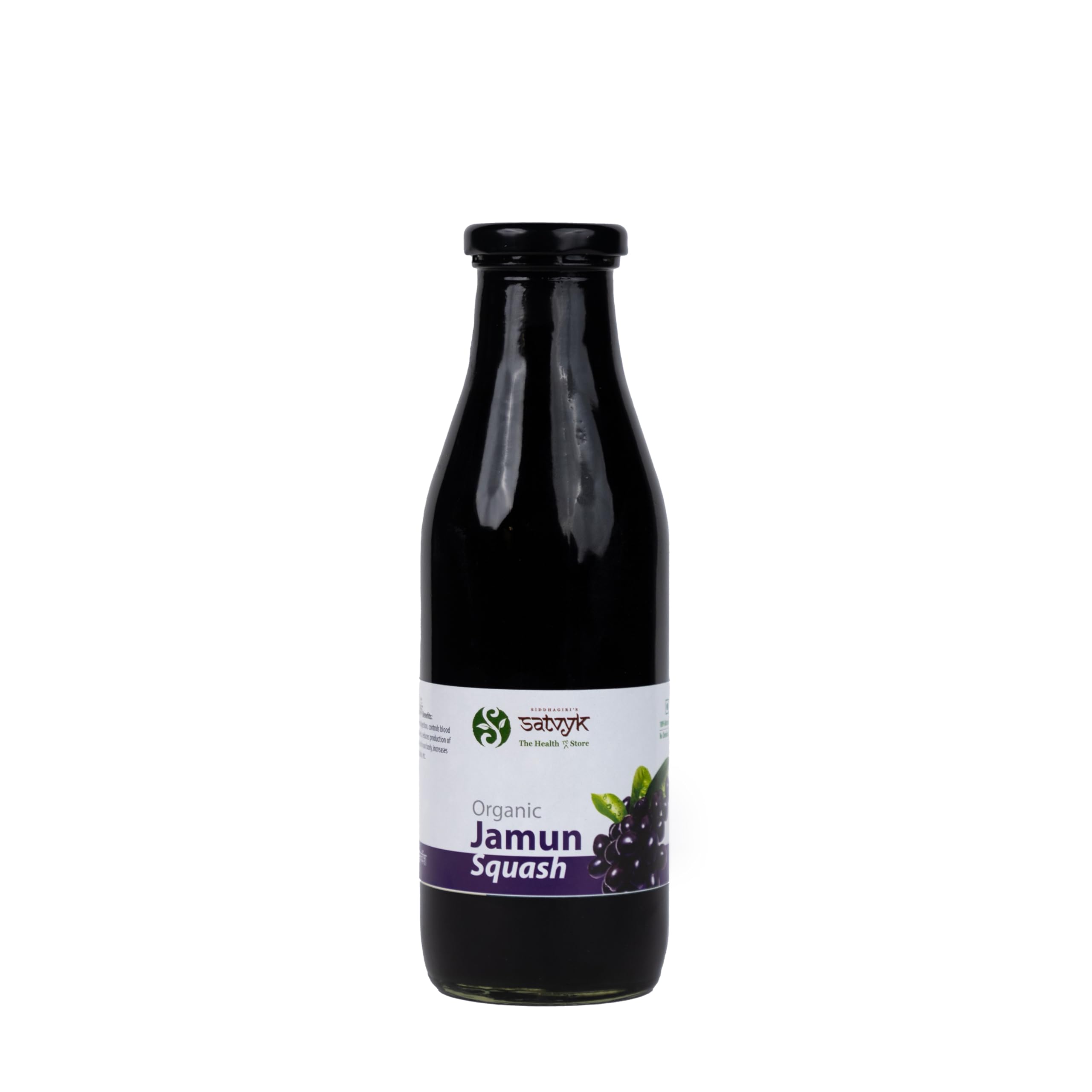 S Siddhagiris SATVYK THE HEALTH re STORE Organic Jamun Squash (500ml) - No Preservatives and Additives-free | Healthy Squash |No Sugar | Jamun Concentrate| Natural Ingredients | All Natural and Refreshing Drink (B07VS7L68D) Amazon Price History, Amazon Price Tracker