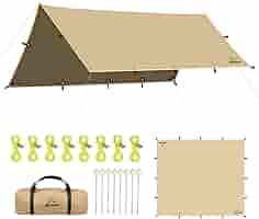 AKASOOM タープ TCポリコットン 3mx3m Amazon | AKASOOM タープ TCポリコットン 3mx3m 焚き火可 500mm