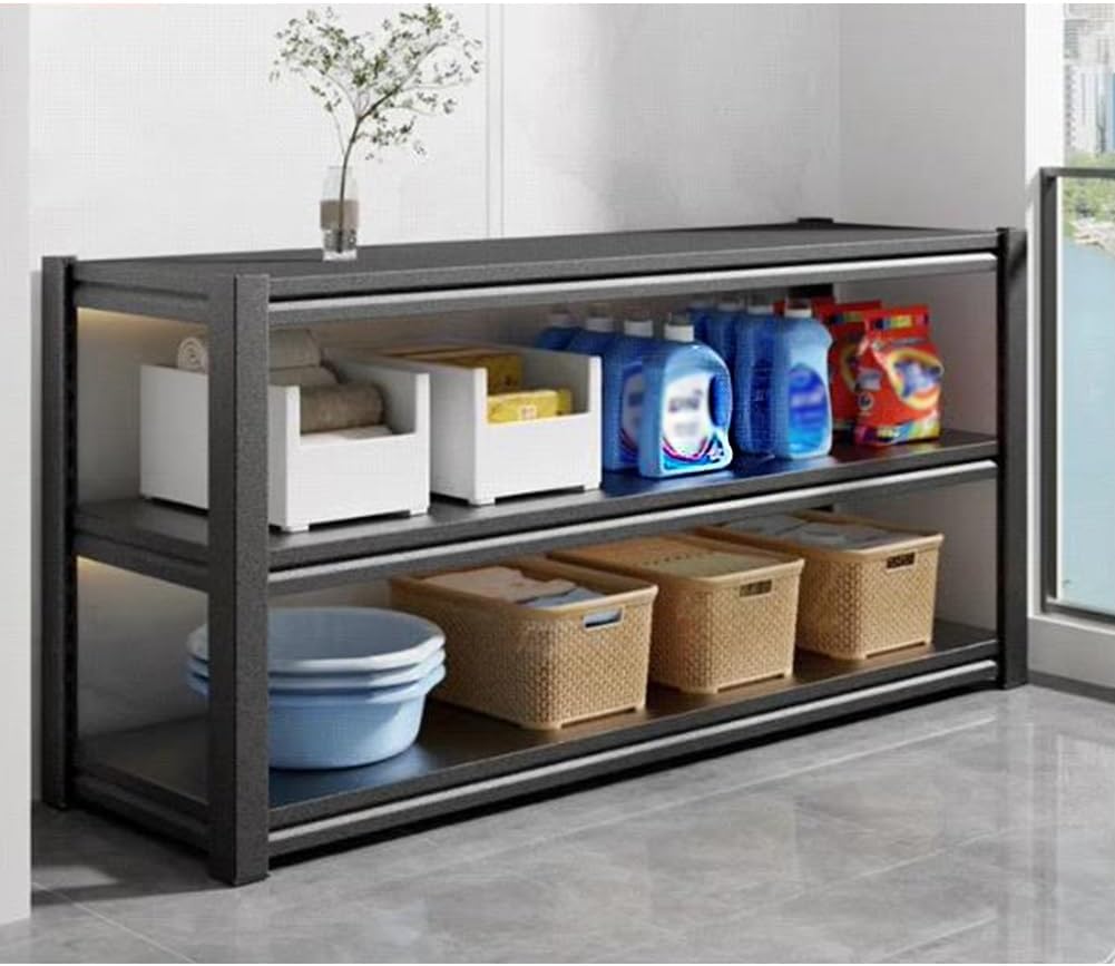 Adjustable Microwave Shelf - 3 Tier Heavy Duty Kitchen Storage Rack with Metal Frame, Perfect for Microwave Ovens, Bakery Items, and Organizing Kitchen Essentials.