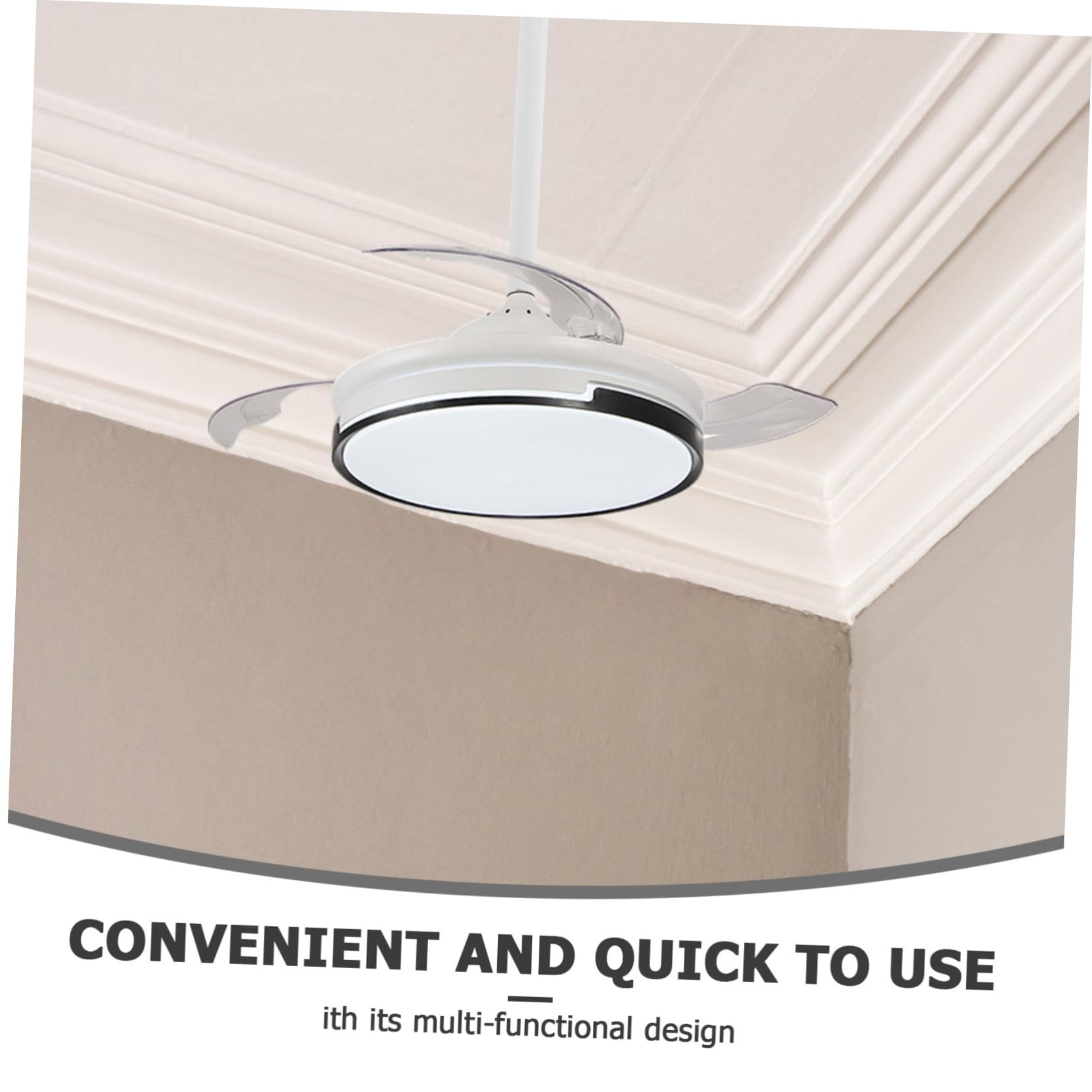 Ciata Asta Di Prolunga Per Ventilatore A Soffitto, 61 Cm, Nichel Spazzolato, Diametro 1/2 Pollice, Per Soffitti Alti - 2
